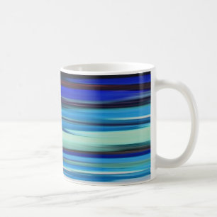 Abstrakte Nummer 2: Blaue Unschärfe Tasse