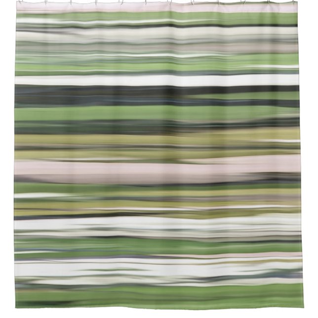 Abstrakte Nummer 2: Olive green verschwur Duschvorhang (Vorderseite)