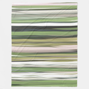 Abstrakte Nummer 2: Olive green verschwur Fleecedecke