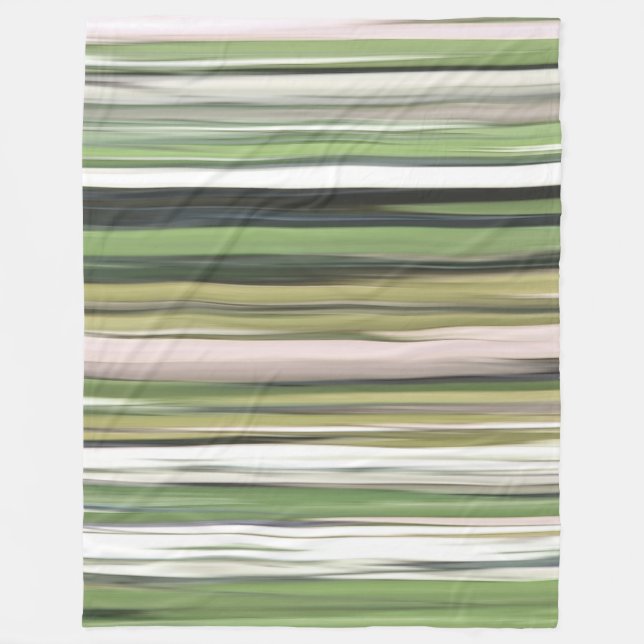 Abstrakte Nummer 2: Olive green verschwur Fleecedecke (Vorderseite)