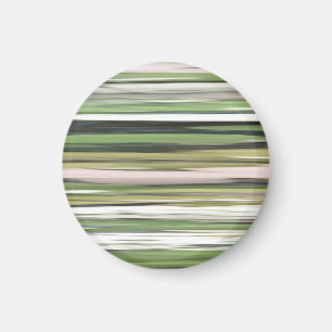 Abstrakte Nummer 2: Olive green verschwur Magnet