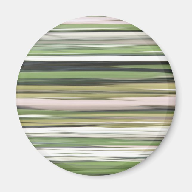 Abstrakte Nummer 2: Olive green verschwur Magnet (Vorne)
