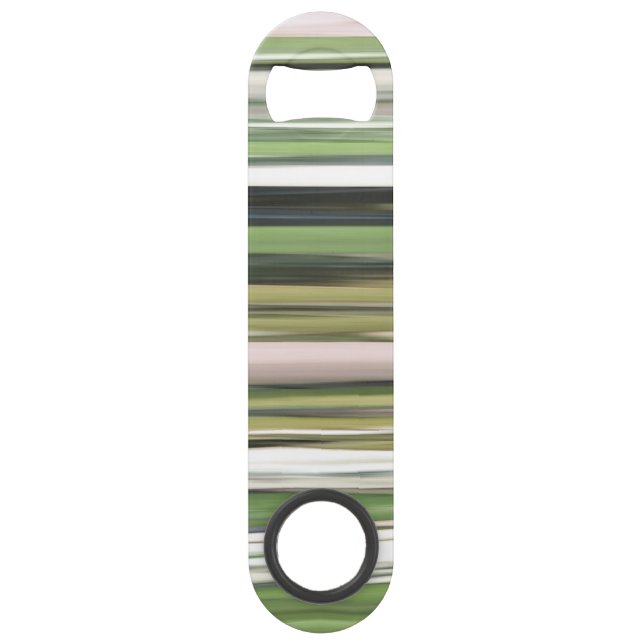 Abstrakte Nummer 2: Olive green verschwur Speed Flaschenöffner (Rückseite)
