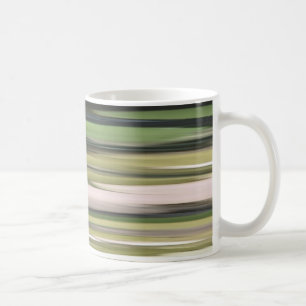 Abstrakte Nummer 2: Olive green verschwur Tasse