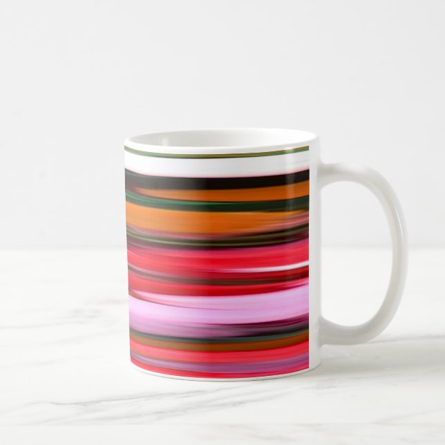 Abstrakte Nummer 2: Orangefarbene Unschärfe Kaffeetasse (Rechts)