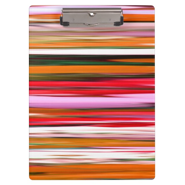 Abstrakte Nummer 2: Orangefarbene Unschärfe Klemmbrett (Vorderseite)