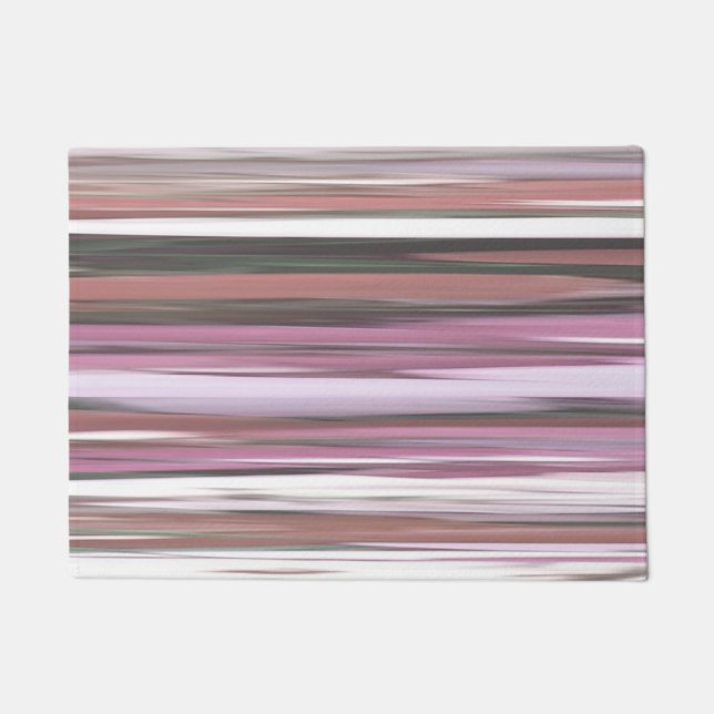 Abstrakte Nummer 2: Rosa Unschärfe Fußmatte (Vorderseite)