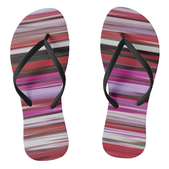 Abstrakte Nummer 2: Rote Unschärfe Flip Flops (Fußbett)