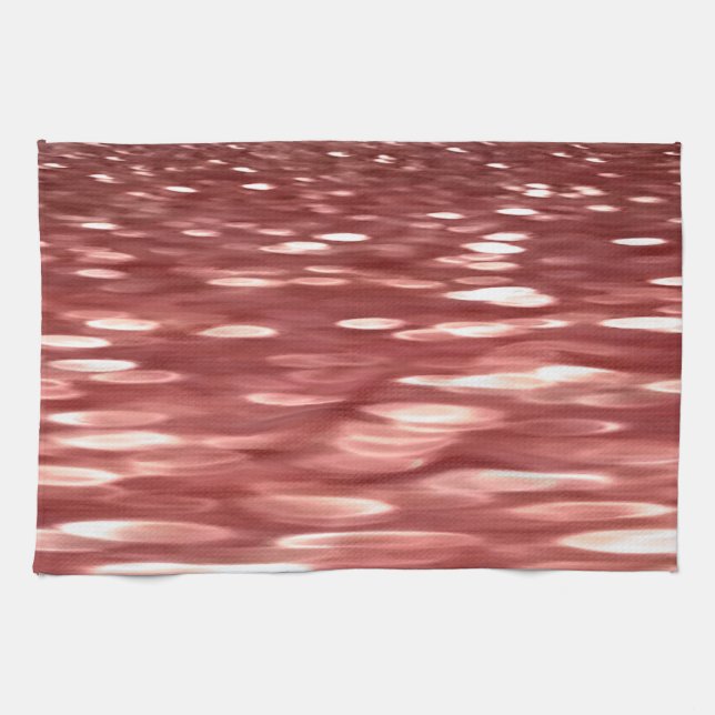 Abstrakte Nummer 2: Rote Unschärfe Küchentuch (Horizontal)