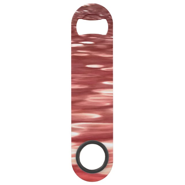 Abstrakte Nummer 2: Rote Unschärfe Speed Flaschenöffner (Vorderseite)