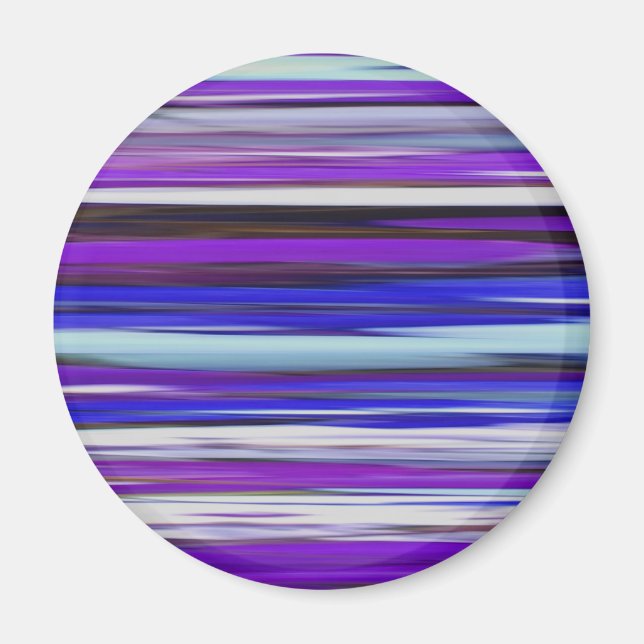 Abstrakte Nummer 2: Ultraviolettunschärfe Magnet (Vorne)