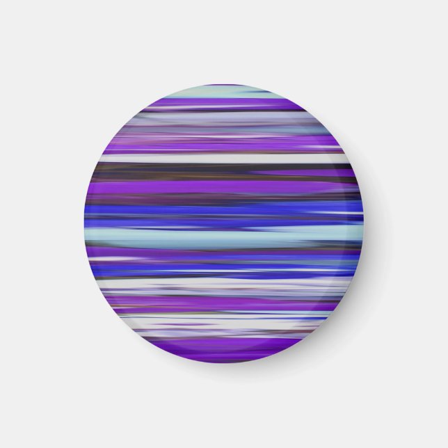 Abstrakte Nummer 2: Ultraviolettunschärfe Magnet (Vorne)