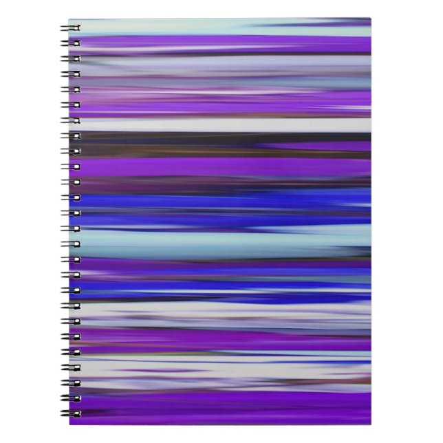 Abstrakte Nummer 2: Ultraviolettunschärfe Notizblock (Vorderseite)