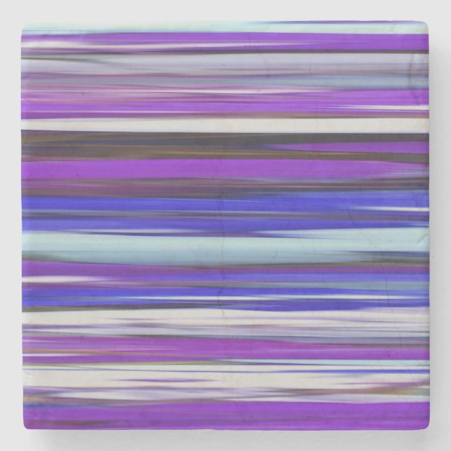 Abstrakte Nummer 2: Ultraviolettunschärfe Steinuntersetzer (Vorderseite)