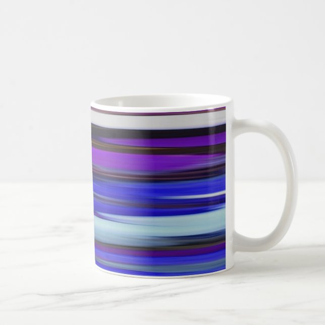 Abstrakte Nummer 2: Ultraviolettunschärfe Tasse (Rechts)