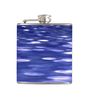 Abstrakte Nummer 3: Blauschimmer Flachmann