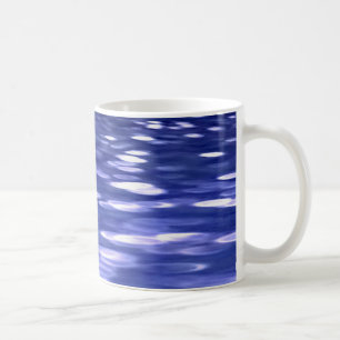 Abstrakte Nummer 3: Blauschimmer Kaffeetasse