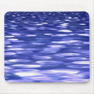 Abstrakte Nummer 3: Blauschimmer Mousepad