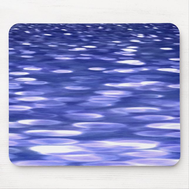 Abstrakte Nummer 3: Blauschimmer Mousepad (Vorne)