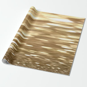 Abstrakte Nummer 3: Goldschimmer Geschenkpapier