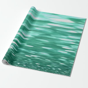 Abstrakte Nummer 3: Green Shimmer Geschenkpapier