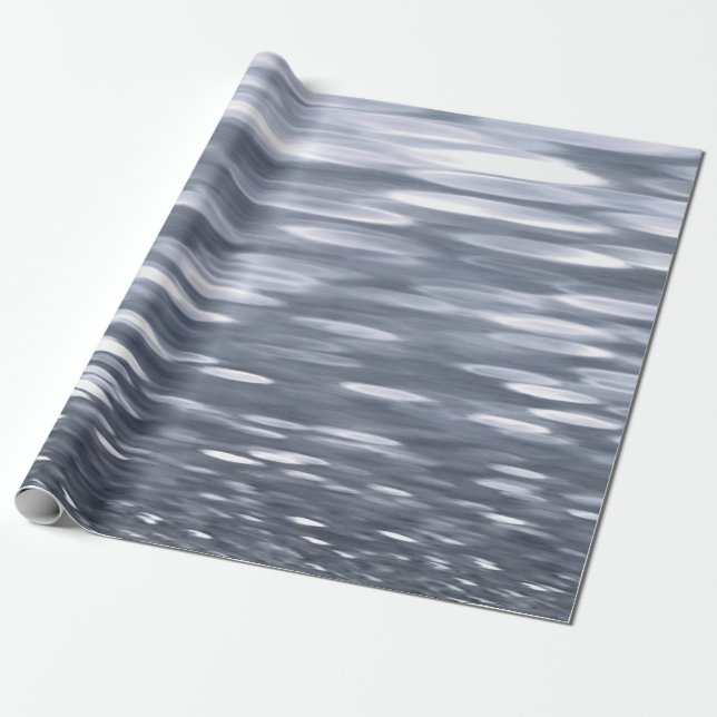 Abstrakte Nummer 3: Gunmetal-Schimmer Geschenkpapier (Ungerollt)