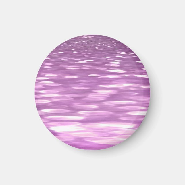 Abstrakte Nummer 3: Lilac Shimmer Magnet (Vorne)