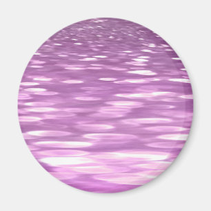 Abstrakte Nummer 3: Lilac Shimmer Magnet