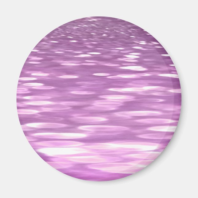Abstrakte Nummer 3: Lilac Shimmer Magnet (Vorne)