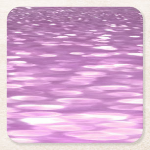 Abstrakte Nummer 3: Lilac Shimmer Rechteckiger Pappuntersetzer