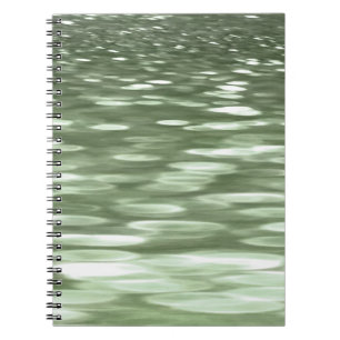 Abstrakte Nummer 3: Olive green verschwur Notizblock