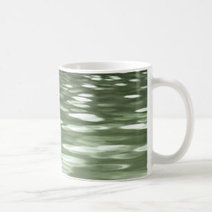Abstrakte Nummer 3: Olive green verschwur Tasse