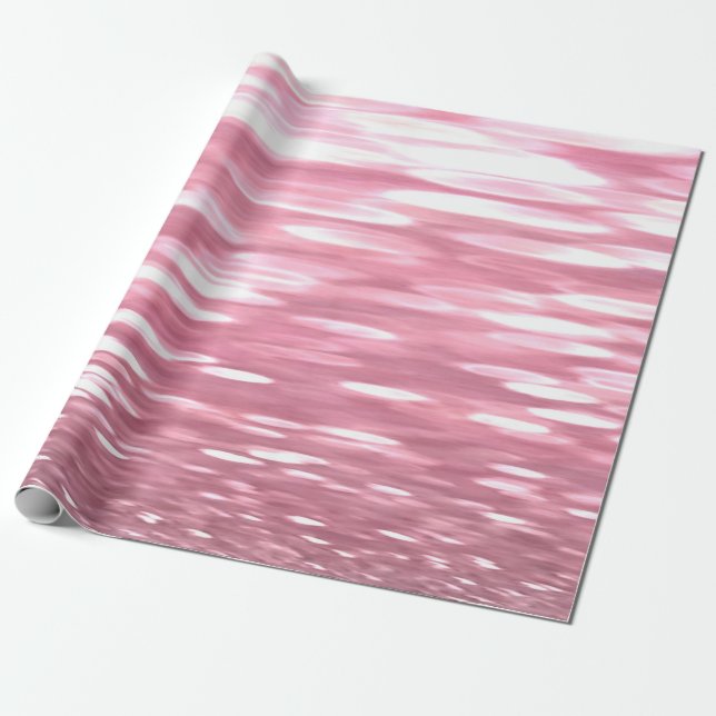 Abstrakte Nummer 3: Pink Shimmer Geschenkpapier (Ungerollt)