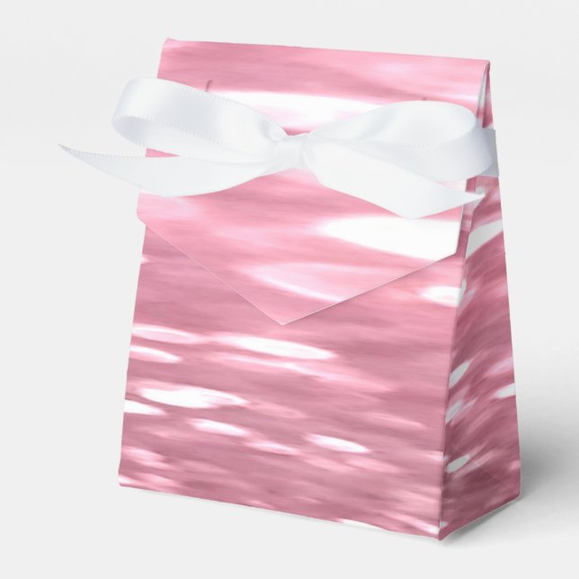 Abstrakte Nummer 3: Pink Shimmer Geschenkschachtel (Vorderseite)