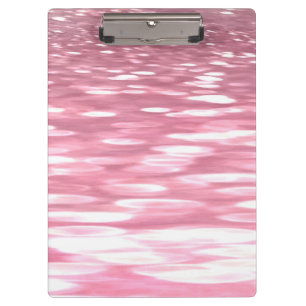 Abstrakte Nummer 3: Pink Shimmer Klemmbrett