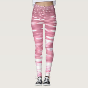 Abstrakte Nummer 3: Pink Shimmer Leggings