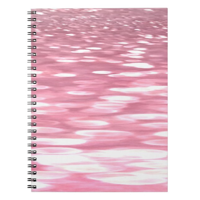 Abstrakte Nummer 3: Pink Shimmer Notizblock (Vorderseite)