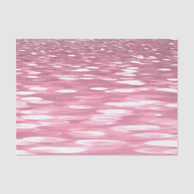 Abstrakte Nummer 3: Pink Shimmer Seidenpapier (Vorderseite)