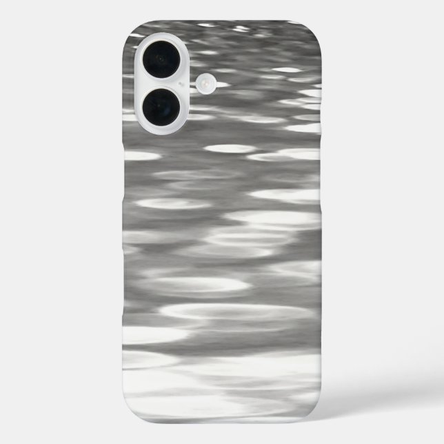 Abstrakte Nummer 3: Silbergrauer Schimmer Case-Mate iPhone Hülle (Rückseite)