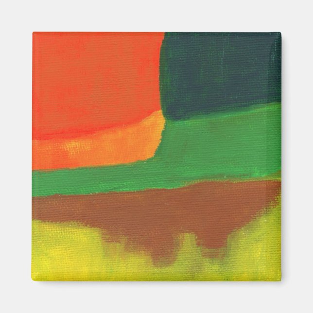 Abstrakte Nummer 4 Magnet (Vorne)