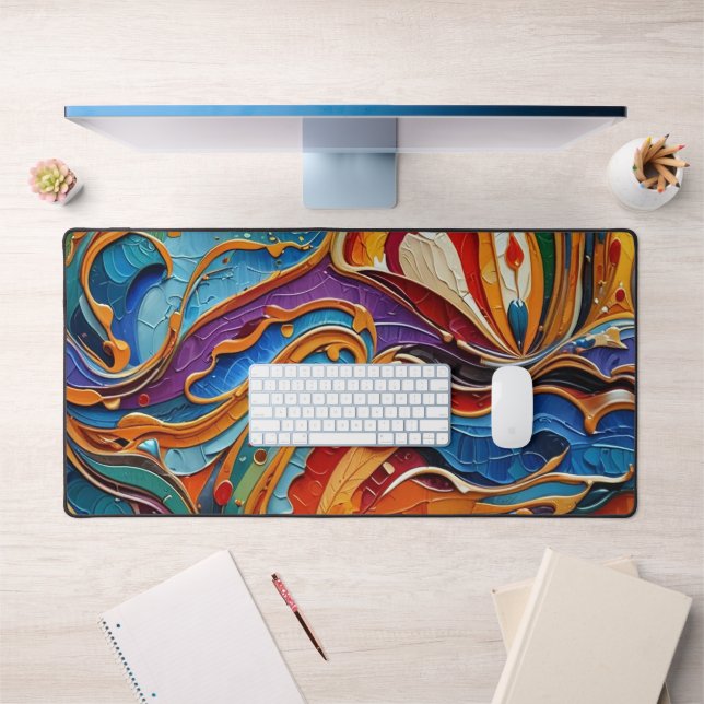 Abstrakte Oberflächenbilder 1211 - Schreibtischmat Schreibtischunterlage (Büro 1)