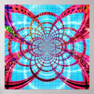 Abstrakte Obergrenze 1,3b Poster