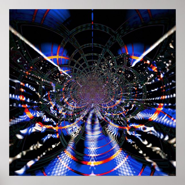 Abstrakte Obergrenze 1,4a Poster (Vorne)