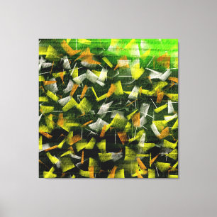 Abstrakte Öl- und Acrylmalerei 2 Leinwanddruck