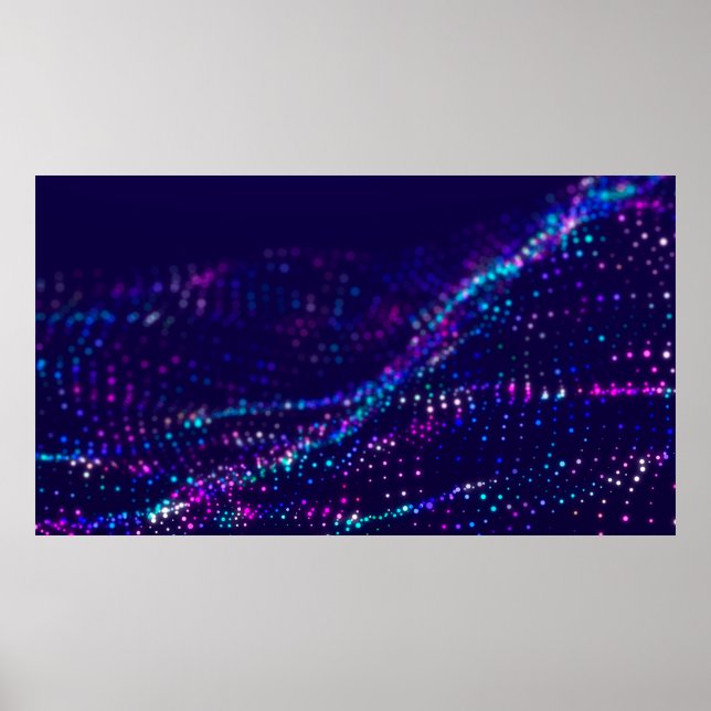 abstrakte Ölfarbe Textur auf Leinwand, Background  Poster (Vorne)