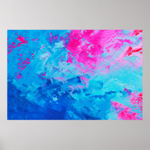 abstrakte Ölfarbe Textur auf Leinwand, Hintergrund Poster