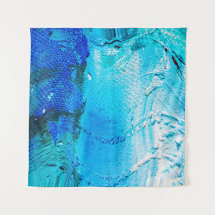 Abstrakte Ölfarbenstruktur auf Leinwand, Hintergru Wandteppich