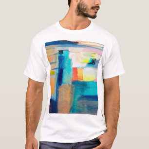 Abstrakte Ölindustrie T-Shirt