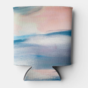 Abstrakte Ölmalerei, Leinwand-Textur. Dosenkühler