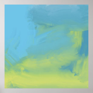 abstrakte Ölmalerei Poster